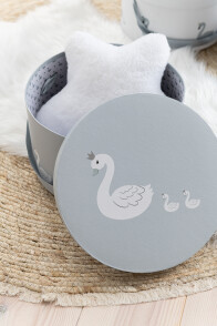 Set Of 3 Boxes Swan Paper