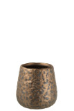 Flowerpot Dot Round Ceramic Copper
