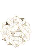 Wall Decoration Mirrors Triangles