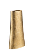 Vase Jute Texture Aluminium Gold