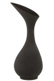 Vase Olivia Rough Aluminium Black