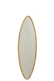 Spiegel Oval Metall/Spiegel Gold