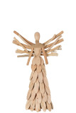 Angel+Scarf Branches Wood Natural