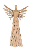 Angel+Scarf Branches Wood Natural