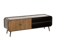 Tv Table 1 Drawer Metal/Wood