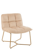 Lounge Chair Lisa Metal/Textile