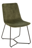 Chair Catia Metal/Textile Green