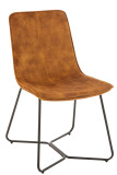 Chair Catia Metal/Textile Ochre