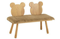 Chair Child Bear 2 People Wood