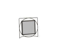 Fotokader Vierkant Metaal/Glas