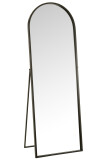 Mirror Standing Metal/Glass Black