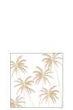 Pack 20 Napkins Palm Trees Paper