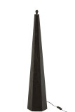 Lamp Foot Octogonal Hardwood Black