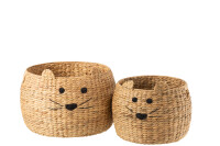 Set Of 2 Baskets Cat Water