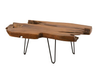 Coffee Table Irregular Teak Wood