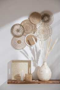 Vase Nuye Drop Shells/Bamboo Ivory