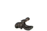 Hippo Poly Bronze 
