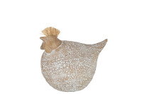 Chicken Boho Poly Medium Beige