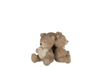 Teddy 3parts Poly Light Brown