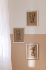 Deco Murale Ours Teddy Resine