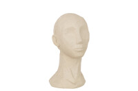 Head Abstract Poly Beige Large