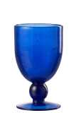 Bicchiere Da Vino Lisboa Vetro Blu