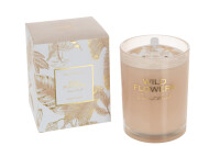 Scented Candle Wild Flowers Beige