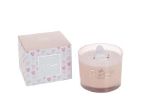 Scented Candle Je T'aime Pink