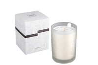 Scented Candle Happy Faces White