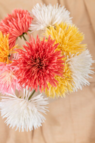 Chrysanthemum Plastic Pink Mix