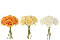 Bouquet Roses 7pieces Plastic