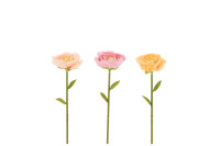 Blume Papier Rosa/Pfirsich/Gelb