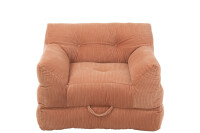 Seat 1-Person Velvet Cotton Pink