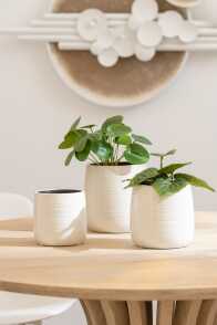 Flowerpot Regular Ceramic White