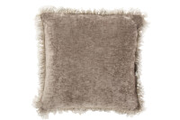 Cushion Fringe Polyester Grey