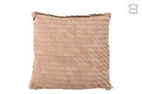 Cushion Scal Squar Leather Pk 