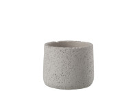 Flower Pot Potine Cement Taupe