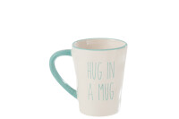Mug Hug In Mug Ceramic Blue/White