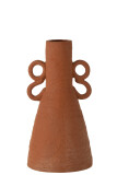 Vase Design Handle Terracotta