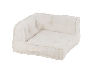 Seat Cushion Corner Cotton White
