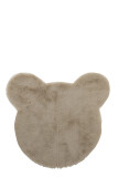 Tapis Tete D'ours Polyester Beige