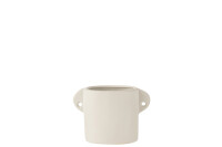 Pot Renaissance Ceramic White