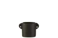 Pot Renaissance Ceramic Black