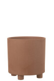 Flowerpot Thibault Ceramic Brown