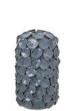 Vase Petal Ceramic Blue Large