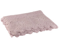 Tablecloth Mia Lace Cotton Violet
