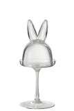 Bell Jar Rabbit Glass Transparent