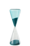 Hourglass Glass Blue Small