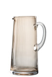 Carafe Lines Glass Amber