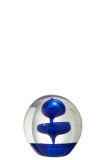 Pisapapeles Burbuja Cristal Azul
